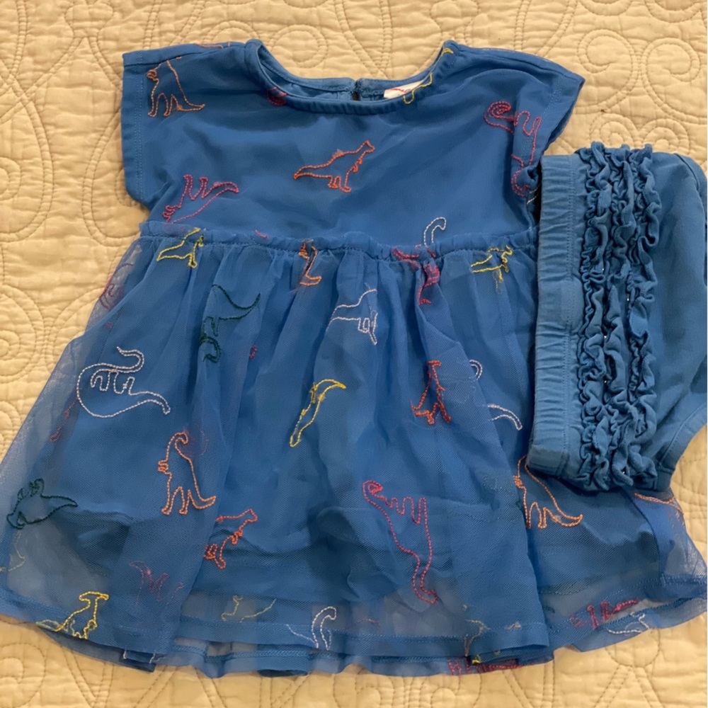 Hanna Andersson dinosaur dress